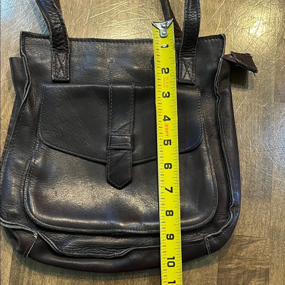 Elegant vintage brown Leather Bag